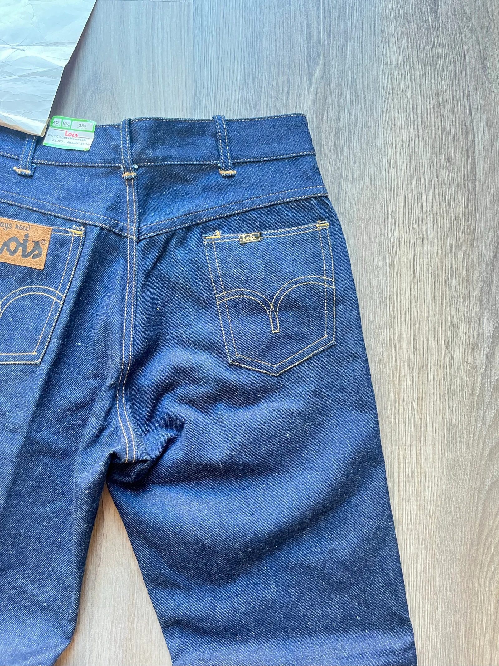Lois Jeans Denim Blue Vintage Y2K Archive Straight Regular Baggy Streetwear Unisex – photo 2